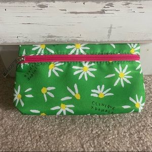 NWOT Clinique Cosmetic Bag